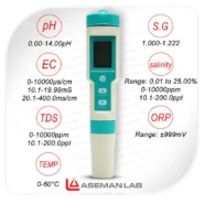مولتی پارامتر آزمایشگاهی یا پی اچ متر چند کاره جهت اندازه گیری 7 پارامتر آب