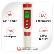 پی اچمتر دیجیتال چهار کاره آزمایشگاهی جهت تست کیفیت آب مدل EZ9908