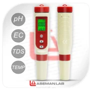 دستگاه پی اچ متر 4 کاره دیجیتال قلمی که به آن مولتی پارامتر آب نیز گفته میشود جهت اندازه گیری 4 پارامتر مهم پی اچ، سختی، هدایت الکتریکی و دمای آب مورد کاربرد قرار میگیرد