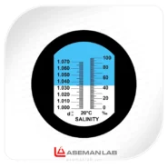 عکس شاخص رفرکتومتر شوری سنج چشمی دستی ATC