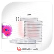 ظروف پلیت 6 سانتی متر پلاستیکی استریل شده شفاف ارزان، مورد استفاده جهت کشت باکتری در آزمایشگاههای بیولوژی و زیست شناسی. فروش بصورت عمده در تهران و کرج