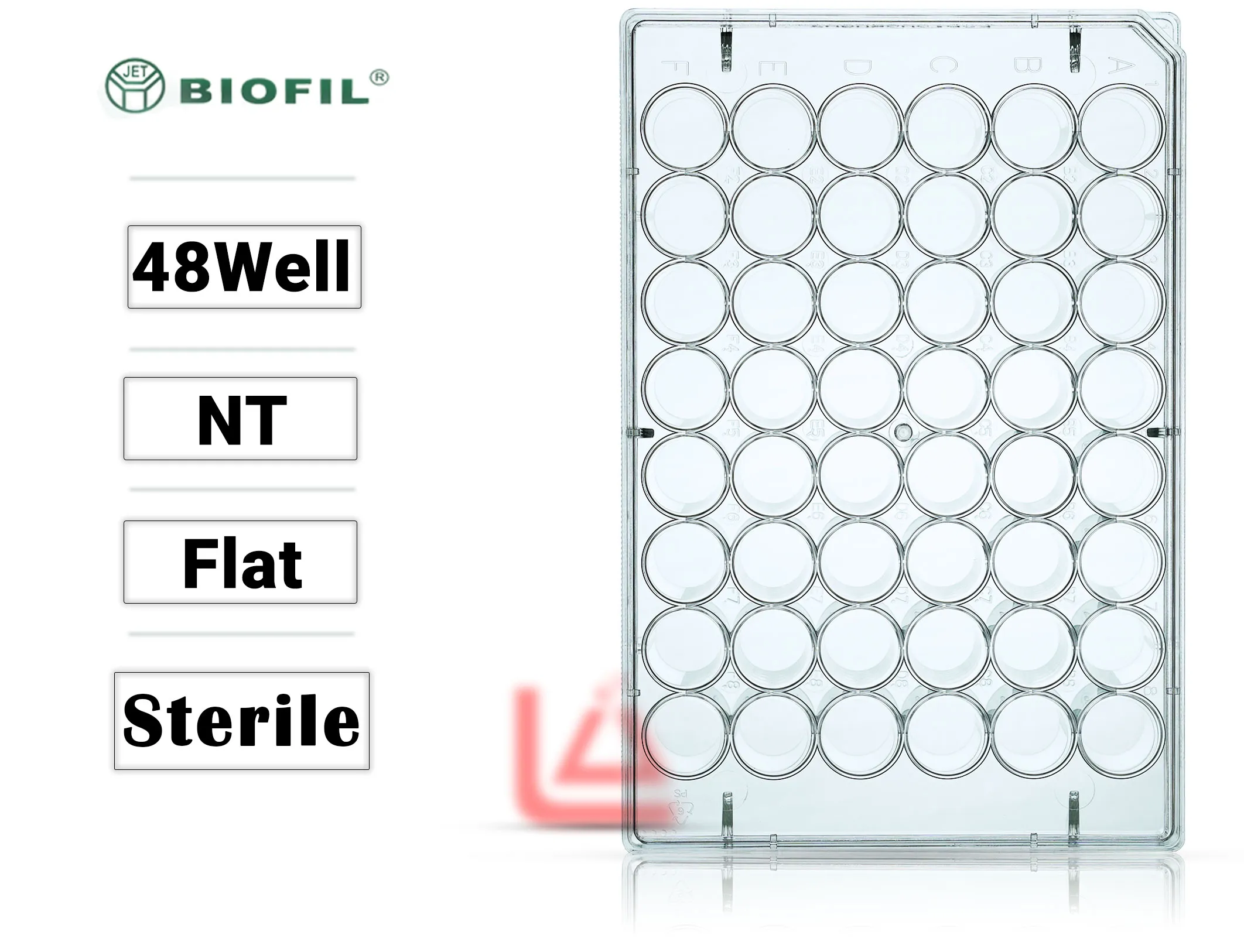 پلیت 96 چاهی کشت بافت و سلول با سطح آبگریز و نجسب از برند جت بایوفیل JET BIOFIL